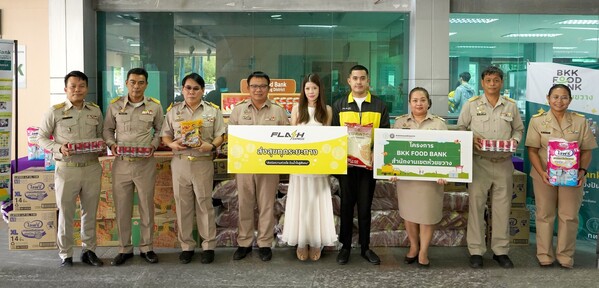 แฟลช เอ็กซ์เพรส ส่งต่อความสุขอย่างยั่งยืนร่วมสนับสนุนโครงการ “BKK Food bank”                              
