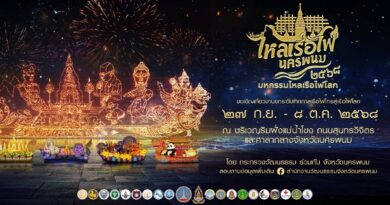 จังหวัด นครพนม ร่วมกับ กระทรวงวัฒนธรรม จัดงานมหกรรมไหลเรือไฟโลกและงานกาชาดจังหวัดนครพนม ประจำปี 2568