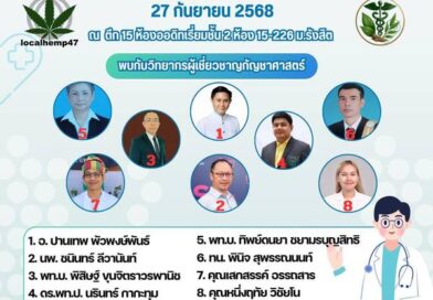 ว.การแพทย์แผนตะวันออก ม.รังสิต จับมือ กรมการแพทย์แผนไทยฯ จัดอบรมหลักสูตรกัญชาทางการแพทย์เบื้องต้น สำหรับผู้ให้คำแนะนำการใช้กัน ชา (BUTENDER)
