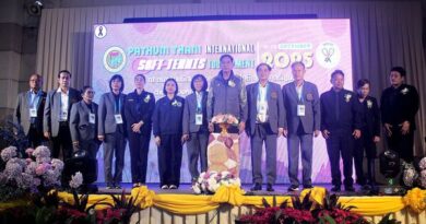 “บิ๊กแจ๊ส” เปิดการแข่งขัน ” Phatum Thani International Soft Tennis Tournament 2025″ 9 ชาติร่วมดวล