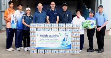 โซเด็กซ์โซ่ ประเทศไทย  มอบน้ำดื่มบรรจุภัณฑ์รีไซเคิล 100%จำนวน 1,200 กระป๋อง สนับสนุนสมาคมกีฬาคนพิการฯ