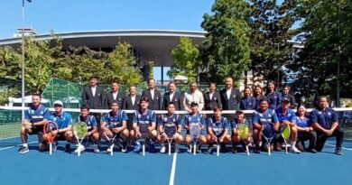 ดร.ณัฏฐ์ เยี่ยมให้กำลังใจนักเทนนิสชุดซีเกมส์ตั้งเป้าคว้า 4 ทองยกนิ้วให้ระบบการบริหารงานของลอนเทนนิสฯ