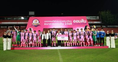 ‘วชิราลัย’แชมป์ฟุตบอลสมัย3,สุรนารีฯคว้าวอลเลย์มหกรรมกีฬาธนาคารโรงเรียนธนาคารออมสิน 2568  