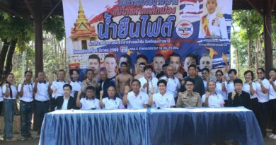 “น้ำยืนไฟต์” เดือดแน่! ส.ส.กังฟู-สมศักดิ์ พรรคไทรวมพลัง หนุนจัดศึกสักการะศาลเจ้าพ่อหลักเมืองสืบสานวัฒนธรรม4ชนเผ่าชาว อ.น้ำยืน