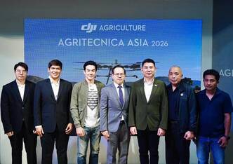 DJI เกษตร เปิดตัวโดรน Agras T55 และ T100 ระบบแบตเตอรี่คู่ ในประเทศไทย ณ งาน AGRITECHNICA Asia 2026