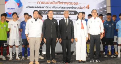 ศึกลูกหนังปัญญาชนรอบสุดท้ายที่ขอนเเก่นเดือดชิงเงินรางวัลกว่าล้านบาท32 สถาบันทั่วประเทศ ร่วมฟาดเเข้งฟุตบอลชิงชนะเลิศมหาวิทยาลัยแห่งประเทศไทย รอบสุดท้าย ชิงเงินรางวัลรวมกว่า 1 ล้านบาท ระหว่างวันที่ 3 – 14 ส.ค. 2569 ที่มหาวิทยาลัยขอนแก่น