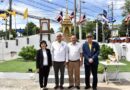 “ขจรศักดิ์” ที่ปรึกษา สนท. – ผู้บริหาร บจก.ฐาปนินทร์ ผู้สร้างป้ายสมาคมยุคเริ่มแรก จัดบวงสรวงใหญ่พระสยามเทวาธิราช ย้ำความผูกพันยาวนานกว่า 30 ปี