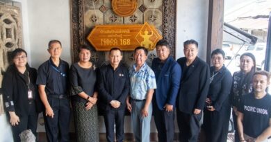 สวธ. ร่วมแสดงความยินดีกับผู้ช่วยศาสตราจารย์ธรรมนิตย์ นิคมรัตน์ ศิลปินแห่งชาติ สาขาศิลปะการแสดง (โนรา) พุทธศักราช 2564 ในพิธีเปิดป้ายบ้านศิลปินแห่งชาติ เพื่อเป็นแหล่งเรียนรู้ทางวัฒนธรรมที่สำคัญของจังหวัดสงขลา