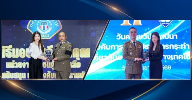 แฟลช เอ็กซ์เพรส ยืน 1 พันธมิตรความมั่นคง คว้า 2 โล่เกียรติคุณ กองปราบ / บก.ปอท.ตอกย้ำความร่วมมือภาครัฐในการสนับสนุนการปฏิบัติภารกิจตลอดปี 2568