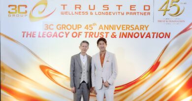 3C Group ฉลอง 45 ปี เปิดเวทีนานาชาติ ชู AI และนวัตกรรม ขับเคลื่อนอนาคต Wellness & Longevity เชื่อมโยงวิทยาศาสตร์ นวัตกรรม AI และเครือข่ายพันธมิตรระดับโลก เพื่อยกระดับการพัฒนาผลิตภัณฑ์สุขภาพแห่งอนาคต