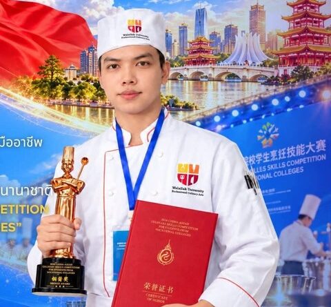 นักศึกษาโปรเชฟ มวล. คว้ารางวัล Bronze Award แข่งทักษะอาหารนานาชาติ ที่ประเทศจีน