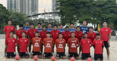 “โค้ชเอก” เร่งฟิตทัพชายหาดไทย หลังฝนทำสะดุด 2 สัปดาห์ เตรียมตัดเหลือ 14 คนเก็บตัวพังงา ก่อนคัด 12 ลุยศึกเอเชีย