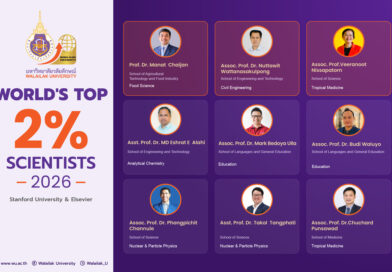 9 นักวิจัย ม.วลัยลักษณ์ ติดอันดับ ” Top 2%” ของโลก ประจำปี 2026